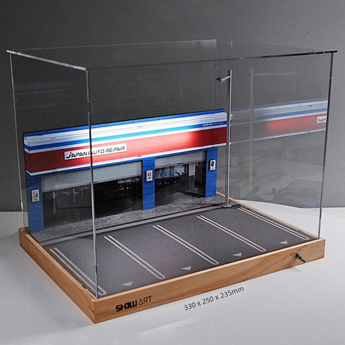 Simulação Oficina De Reparos Diorama Cena Modelo Edifício