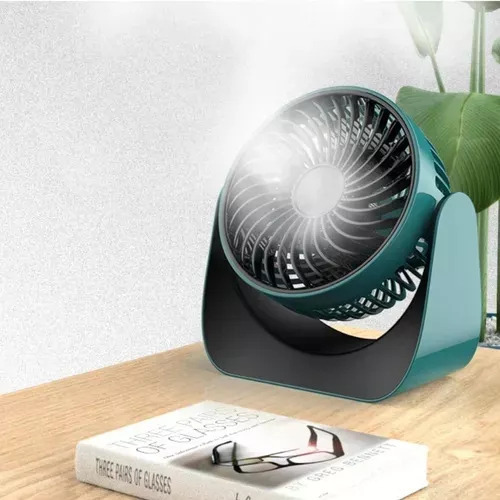Z Ventilador De Suelo Recargable Pequeño Para Escritorio Y