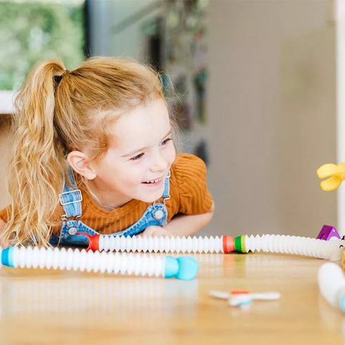 Boneco Roboflex Brinquedo Encaixe E Montar 12 Pçs Smartmax Versão Do Personagem Robô