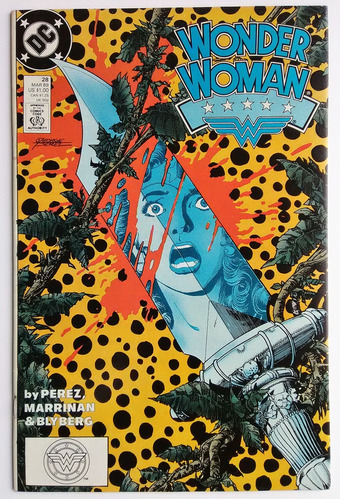 Wonder Woman 28 Dc Comics 1989 Cheetah George Perez 