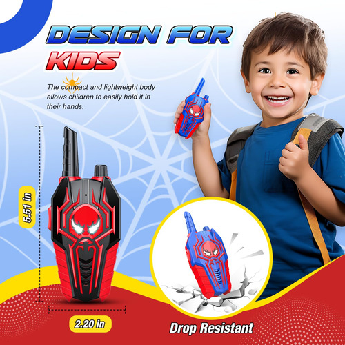 Walkie Talkies Araña Spider Radios Niños Regalo Navidad