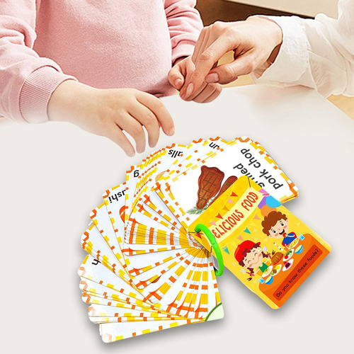 Tarjetas Flash De Alimentos Para Aprendizaje Temprano,