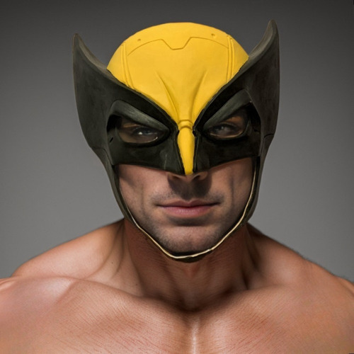 Máscara De Látex De Wolverine, Casco Para Cosplay, Halloween