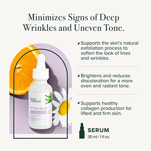 Suero De Retinol Instanatural Para La Cara Con Niacinamida,
