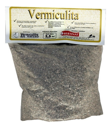 Vermiculita Bertinat 3,5 Dm3 Sustrato Cultivo Perlita
