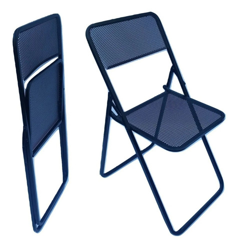 Imagen 2 de 4 de Silla Plegable Chapa Exterior Interior Ideal Para Bares