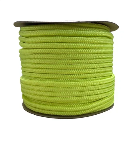 Soga Trenzada Polipropileno 10mm X 100 Metros Amarillo Fluo