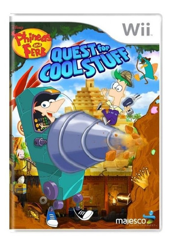 Jogo Phineas And Ferb Quest For Cool Stuff - Wii - Usado*