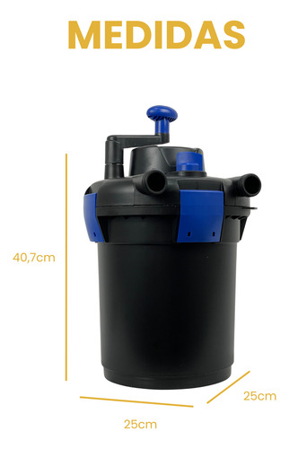 Filtro Pressurizado Com Uv P/ Lagos Sunsun Cpf-1500