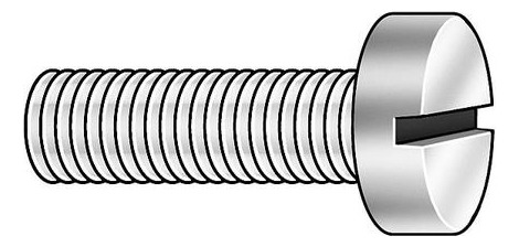 Tornillo Para Maquina Ranurado Cabeza Queso In Unidad