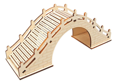 B Puente De Arco Modelo 3d Rompecabezas De Madera
