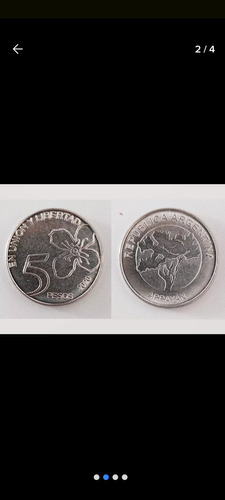 Moneda De 5 Pesos 