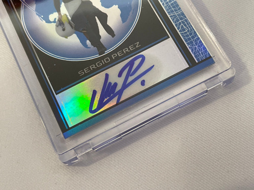 Autografo Checo Perez Card Autografiada Firmada Leaf #2 De 8 (Usado)