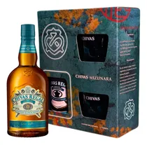 Comprar Whisky Chivas Regal Mizunara 700ml + 2 Vasos Regalo. Quirino