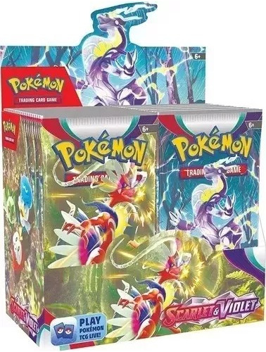 Pack 12 Sobres Pokémon Escarlata & Purpura Original Español