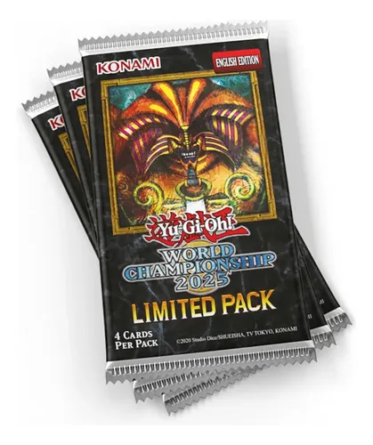 Limited Pack Yu Gi Oh World Championship 2025 Tcg Original