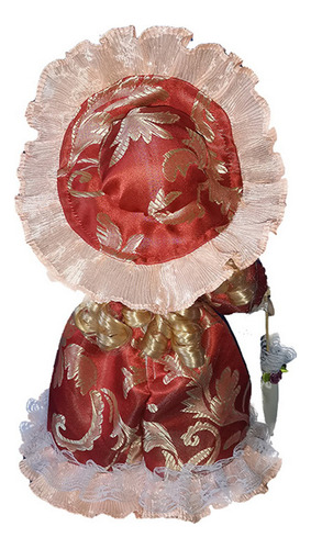 Accesorios De Casa De Muñecas En Miniatura Rojo Vintage