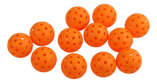Juego De Pickleball De 74 Mm, 12 Unidades, 40 Agujeros, Plás