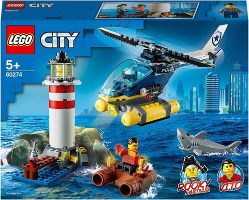 Lego 60274 Captura Del Faro De La Policía Nuevo Original