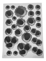 Comprar Sticker Tunning Hueco Bala Raspon Rayadura Auto Moto Carro
