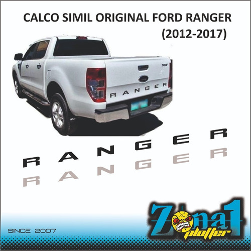 Calco Simil Original Porton Ford Ranger 2012-2017