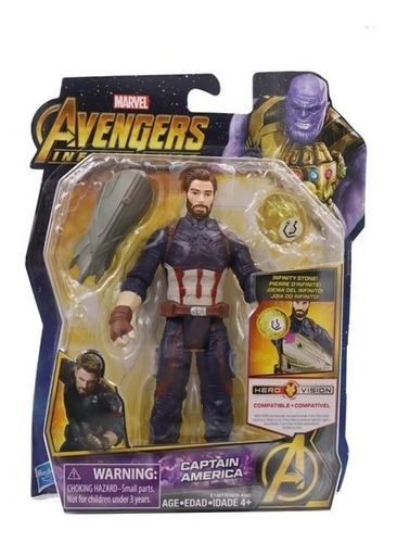 Capitan America Avengers Infinity War Hero Vision Hasbro