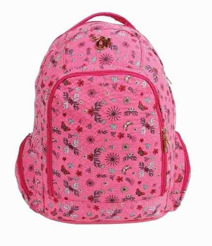 Imagem 3 de 5 de Mochila Capricho Rosa 11001 Flower Escolar