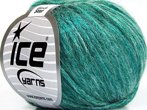 Rock Star Seafoam Shine Soft Nylon Merino Lana Acrilica 1.76