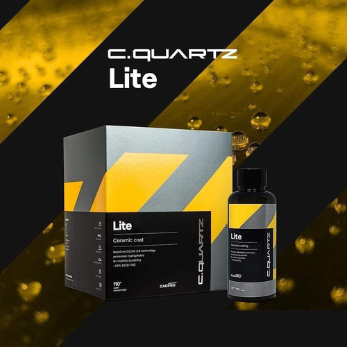 Imagen 3 de 3 de Carpro Cquartz Lite 150 Ml Coating 45% Sio2 Tio2 - Detailing