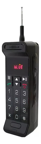 4x3 Bocina Bluetooth Recargable Usb Diseño Teléfono Radio