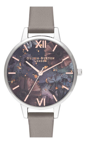 Reloj Olivia Burton Dama Color Gris Ob16gd26 - S007