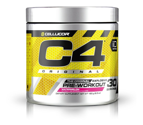 Suplemento en polvo Cellucor  C4 Original aminoácido sabor icy blue razz en pote de 180g