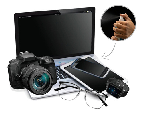 Kit 3 Limpa Ttv Notebook Oculos Monitor Celular Uso Geral