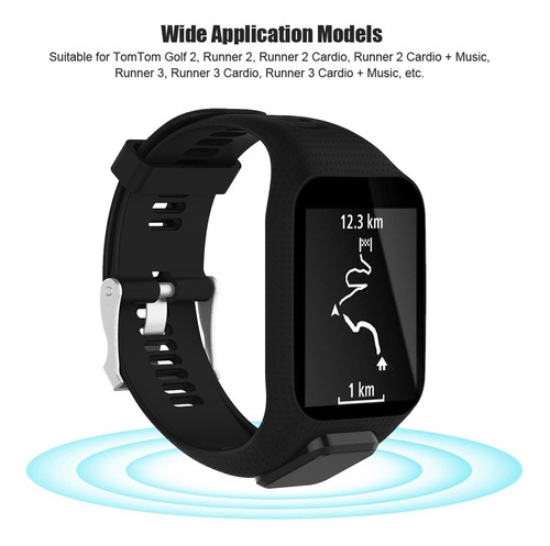 Tomtom Runner Cardio Spark - Correa De Repuesto Para Fitness