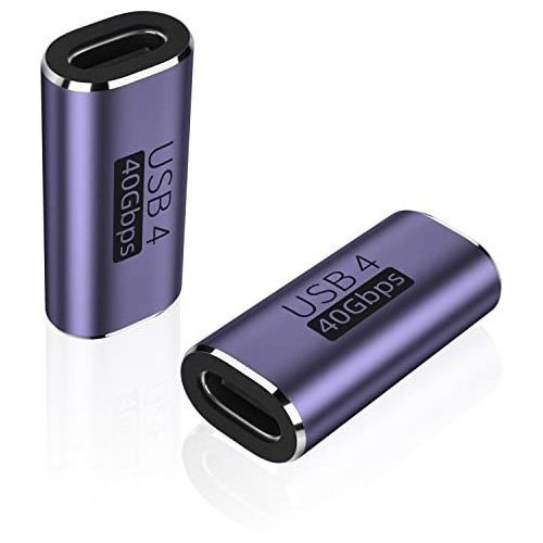Paquete De 2 Adaptadores Usb C Hembra A Hembra De Areme, Usb