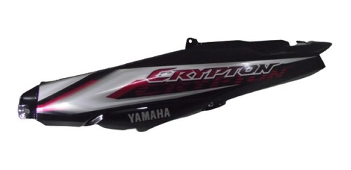 Cacha Lateral Trasera Izquierda Roja Yamaha New Crypton 110