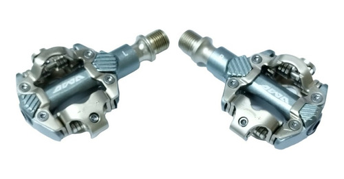 Pedales Automaticos Awa M111 Reforzados Mtb Pinta Pedal Gris