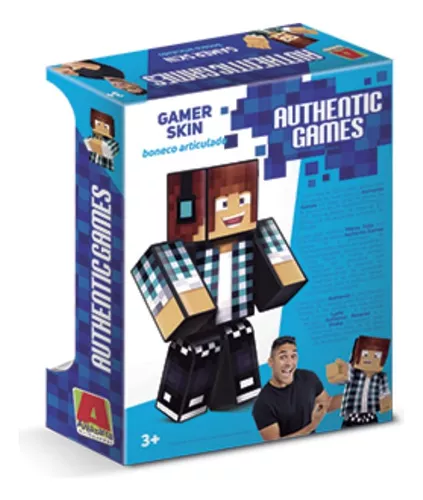 Boneco Authentic Games 25cm Minecraft – 3031215 - Algazarra