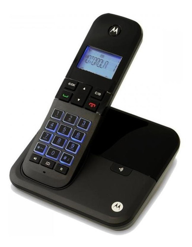 Telefone Motorola  Telefone Sem Fio Motorola sem fio - cor preto