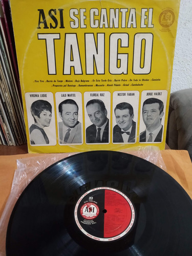 Varios - Asi Se Canta El Tango - Vinilo Lp