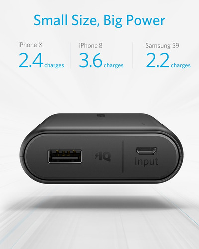 Imagem 3 de 6 de Powerbank Portátil Anker Power Core 10000mah Poweriq 2.4a