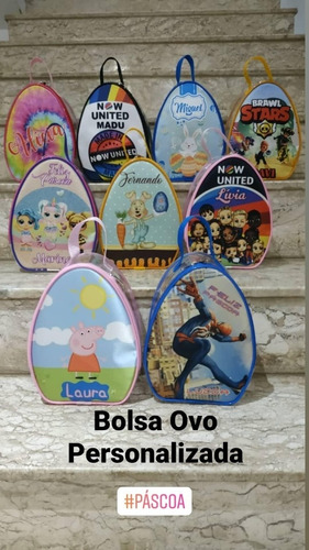 Imagem 6 de 10 de Bolsa De Páscoa Ovo Personalizada