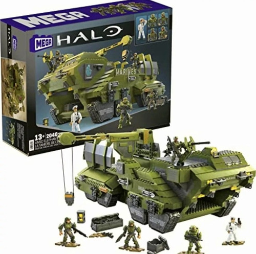 Halo Mega Bloks Tanque 2011 Warthog 10 Aniversario N.u.e.v.o (Usado)