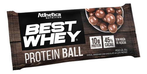 Best Whey Protein Ball Chocolate Ao Leite 1 Sache Com 50g