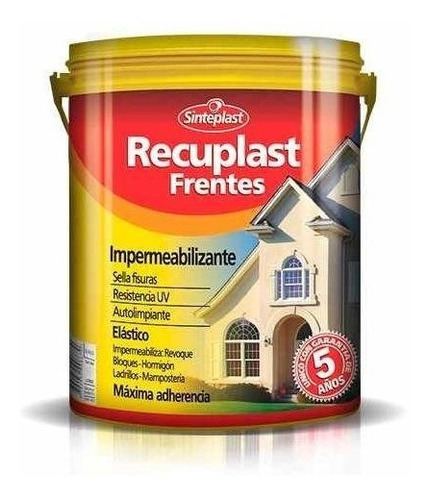 Recuplast Frentes Impermeabilizante 10 Lts Sinteplast