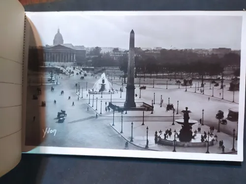 Antiguo Álbum De Fotos Postales Paris (Usado)