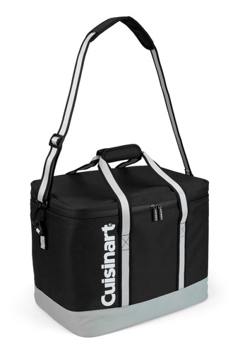 Imagen 1 de 4 de Hielera Térmica Portátil Negra 40 Latas A28855 Cuisinart