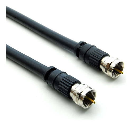 Accl Cable Rg6 Rosca Tipo F Pie Negro 2