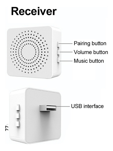 Doorbell To Volume Choose Adjustable Bell Doorbell Wireless