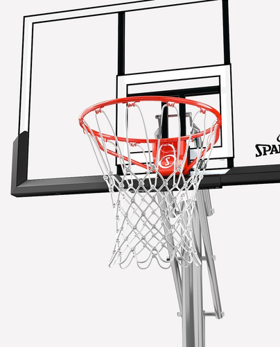 Imagen 3 de 6 de Tablero Aro Jirafa Basket Spalding 52'' Performance 132cm